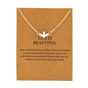 Collares con Colgante de Pájaro Animal de Moda para Mujeres y Niñas, Elegante y Sencillo Collar de Golondrina, Joyería de Moda para <span class=keywords><strong>la</strong></span> Clavícula, <span class=keywords><strong>La</strong></span> <span class=keywords><strong>Vida</strong></span> <span class=keywords><strong>es</strong></span> Bella - Product Image 5