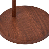 Lampadaire moderne en forme d'arc avec abat-jour en verre ambré, style mid-century, pour salon, canapé, lecture