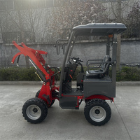 BITSMANN 500kg Elektrischer Kompakt-Miniradlader zum Verkauf – Batteriebetriebener Frontlader für Hof, Garten und Kleinbauernhof