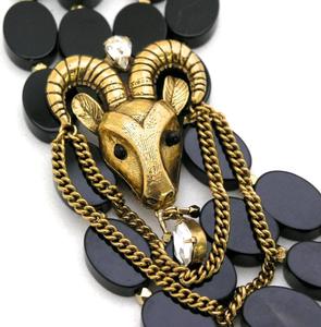 Gioielli ortodossi realizzati in lega Collana di perline placcata oro <span class=keywords><strong>alla</strong></span> <span class=keywords><strong>moda</strong></span> con spilla <span class=keywords><strong>pizzetto</strong></span> - Product Image 2