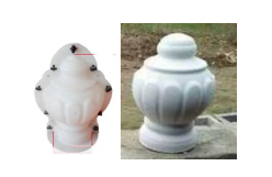 Belle décoration extérieure <span class=keywords><strong>pilier</strong></span> décoration plastique ciment sculpture animale moule lion <span class=keywords><strong>statue</strong></span> en béton moule - Product Image 6