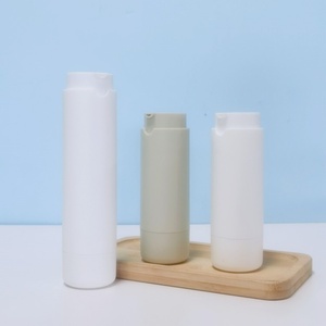 25ml 45ml Round Rotary Airless <b>Bottle</b> White Cosmetic Twist up <b>Bottle</b> Cosmetic Airless <b>Pump</b> <b>Bottle</b> - Product Image 2