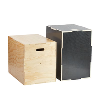 Scatola Plyo in legno antiscivolo regolabile all'ingrosso con rivestimento antiscivolo