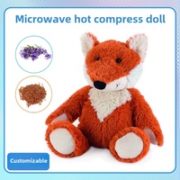 Boneka Rubah Lavender, Mainan Sapi Hangat, Bantal Beraroma Lavender, Boneka Lembut