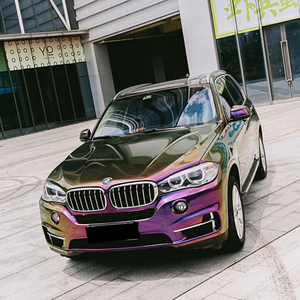 Venta al por mayor de alta calidad de cuerpo completo de flujo de Color Rushing Riptide autorreparación PET coche vinilo envoltura rollos película para coche - Product Image 1