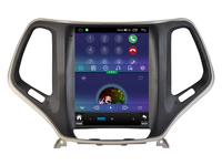 WITSON pemutar multimedia mobil Android Tesla, layar vertikal, pemutar multimedia mobil GPS otomatis untuk Jeep Cherokee 5 KL 2014-2018
