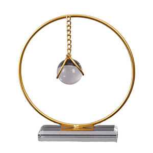 Mystic Arts Geometric <b>Crystal</b> <b>Ball</b> Ornament Metal Modern Simple Design Home Decor Gift Desktop Decoration - Product Image 4