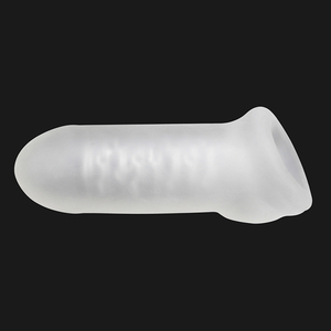 Hot Selling Realistic Penis Sleeve Extension Wieder verwendbares TPE Dildo Kondom Verzögerte Ejakulation Penis vergrößerung Sexspielzeug für Männer - Product Image 5
