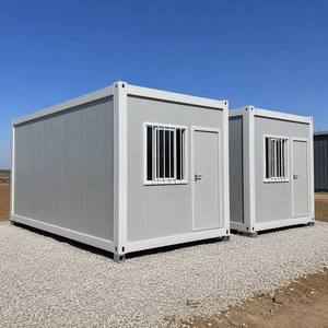 Maison conteneur à toit incliné détachable, facile à installer, sans fuite, pour logement temporaire de travailleurs, bureau ou habitation - Product Image 1