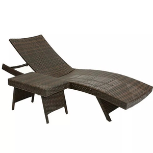 Blanc en plastique aluminium osier rotin canapé <span class=keywords><strong>banc</strong></span> chaise longue <span class=keywords><strong>piscine</strong></span> soleil chaises de salon - Product Image 3