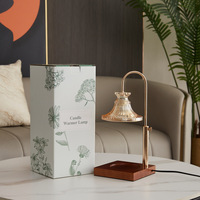 Lampe d'aromathérapie électrique à intensité variable romantique pour bougie de chevet de chambre à coucher diffusant le parfum aucun feu ne peut monter et descendre