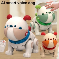 AI Smart RC Robot Chien Jouet Tactile Interactif Intelligent Télécommande Enregistrement Chant Danse Apaisant Chien de Compagnie avec Lumière LED