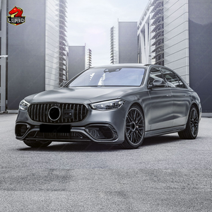 Recién llegado, Kit de carrocería de piezas de automóvil para BENZ Clase S W223 <span class=keywords><strong>2022</strong></span> + actualización a estilo <span class=keywords><strong>S63</strong></span>, kit de carrocería, faldones laterales de parachoques trasero delantero - Product Image 3