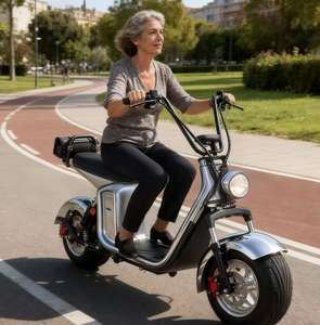 Moped et moto électrique personnalisables 72v avec design à enjambement pour un montage facile et une conduite confortable - Product Image 4