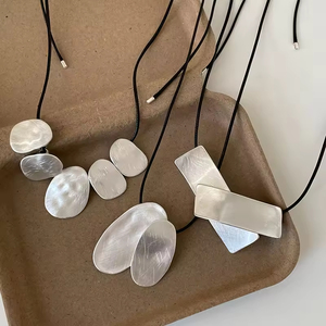 Simple Double-layer Irregular Simple S925 sterling <b>Silver</b> <b>Adjustable</b> Opening Boutique Jewelry Women's <b>Ring</b> - Product Image 2