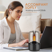 Diffuseur d'arômes à lumière de bougie à brume fraîche USB 120 ml le plus récent