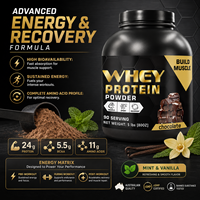 Poudre de protéines de lactosérum pour la prise de masse musculaire, marque privée OEM, formule personnalisable, emballage pour les passionnés de fitness