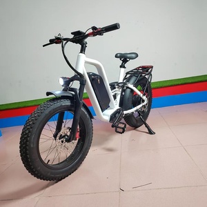 มอเตอร์ 1000W แบตเตอรี่ 52V 22Ah ระบบกันสะเทือนเต็มรูปแบบ โครงอะลูมิเนียม ยางอ้วน จักรยานไฟฟ้าแบบ Step-Through รุ่น V1 V1 - Product Image 5