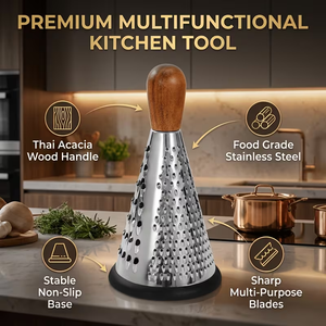 <span class=keywords><strong>Râpe</strong></span> <span class=keywords><strong>à</strong></span> fruits et légumes en acier inoxydable personnalisée, lames multi-usages, préparation alimentaire efficace, accessoires de cuisine durables - Product Image 2
