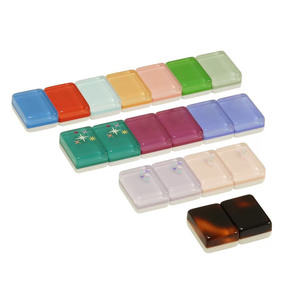Tuiles de Mahjong Américaines en Acrylique 4 Couches Thème Océan Sirène <span class=keywords><strong>Joker</strong></span> 160 Pièces MOQ1 - Product Image 5