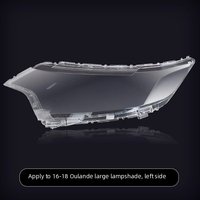Pour Mitsubishi Outlander 2016 2017 2018 Couvercle de lentille de phare Coque transparente de phare Remplacement Accessoires d'éclairage automobile