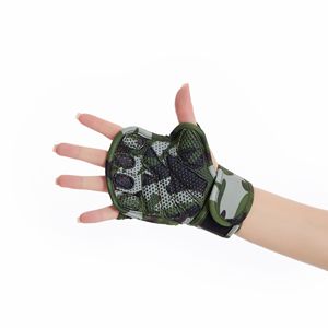 New Open Hand Design Ventilated <b>Weight</b> Lifting Gym <b>Gloves</b> With Wrist Support Palm Protection - Product Image 2