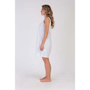 Chemise de nuit sans manches pour femme Quen, en tissu doux à motif rose cristal, tenue décontractée pour dormir - Product Image 3