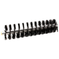 Brosse de tamisage de farine en spirale externe avec poils en nylon de qualité alimentaire pour la panification du poulet et les opérations sur table
