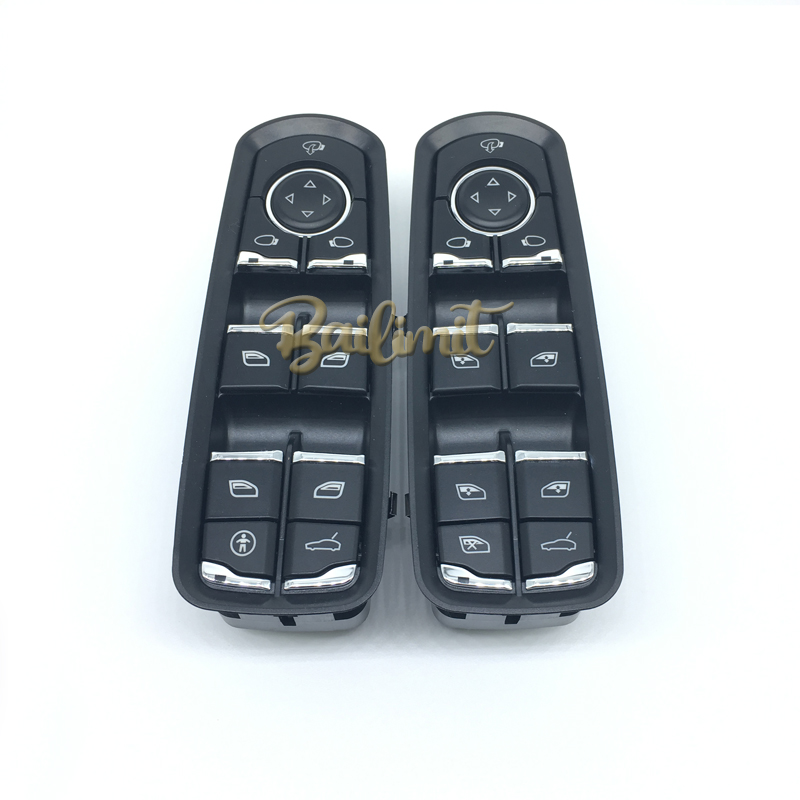 Высококачественная OEM 7PP959858RDML Передняя электрическая кнопка переключения главного окна для Porsche Для Cayenne для Macan для Panamera