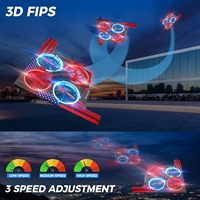 DWI Dowellin B2 Drone RC en mousse pour débutants, hélicoptère d'avion RC avec lumières LED, quadrirotor d'avion télécommandé