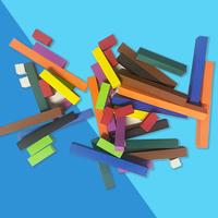 Barres de fractions imprimées Cuisenaire multicolores en EVA souple, non magnétiques et lavables pour la pratique de la comptabilité de base