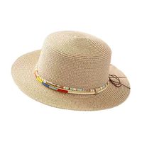 Chapeaux de paille Panama Fedora à large bord respirants pour la plage et la pêche, personnalisés, directement de l'usine