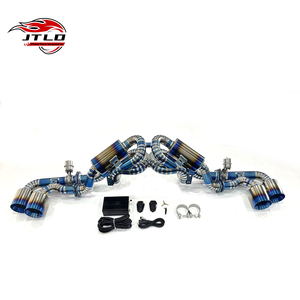 Kit Completo de Escape de Alto Rendimiento para Carreras, Catback de Titanio con Control de Válvulas para <span class=keywords><strong>Ferrari</strong></span> <span class=keywords><strong>F430</strong></span> Spider/Convertible 4.3L V8 - Product Image 1
