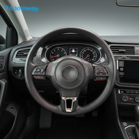 Botón de control multimedia para volante de coche, compatible con VW Golf 6, Polo, Bora, Caddy, EOS, Tiguan, Touran, Passat B7, Jetta MK6, MK5.