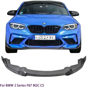 ลิ้นหน้าคาร์บอนไฟเบอร์ทรง CS สำหรับรถยนต์ BMW ซีรีส์ 2 รุ่น F22 Coupe/F23 Convertible/M2 F87 ปี 2014-2020 - Product Image 1