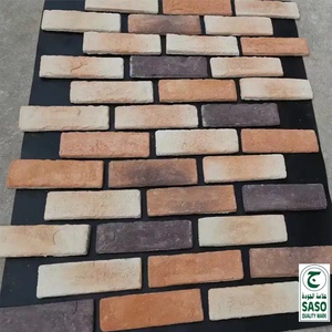 Gạch ốp tường ngoài trời giả đá mỏng màu đỏ kiểu biệt thự - Product Image 6