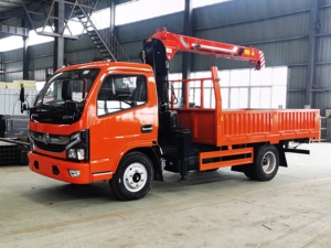 Dongfeng xe tải với cần cẩu tải lên trọng lượng 3.5ton ISUZU động cơ 102hp - Product Image 2