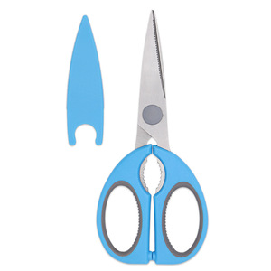 <b>Kitchen</b> Scissors Stainless Steel Multi Functional For Home Use Blue Pink Color - Product Image 4