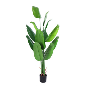 Plante artificielle de palmier du voyageur Xinchengzhi, 200 cm, grande décoration d'intérieur, ornement de sol, verdure en plastique - Product Image 4