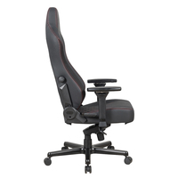 Fauteuil de Gaming 4D en Cuir Velours Noir avec Cadre Métallique Pivotant et Support Lombaire Réglable – Vente en Gros Personnalisée