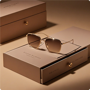Caja de Papel Ecológica de Primera Calidad para Gafas, Impresión Personalizada de Lujo, Estuche de Cartón para Gafas de Sol Vacío - Product Image 2