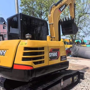 High Quality SANY SY60 Excavator 2023 Model Almost All New Original Used 6ton Operating <b>Weight</b> Engine Gearbox Pump - Product Image 1