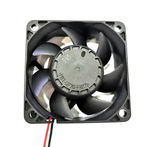 No Noise Plastic 60*60*25MM 6025 DC Fan 12V Cooling Motor Axial