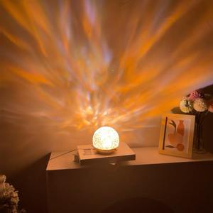 인터넷 연예인 영감 다이나믹 워터 리플 야간 조명 로맨틱 오로라 조명 장식 분위기 향초 - Product Image 4