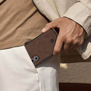 Itel S26Ultra用 磁気マットシープスキンテクスチャレザー耐衝撃バックケース Itel S25 Ultra 4G/S686LN用 ソフトTPUバンパー - Product Image 6