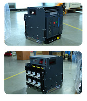 Disjoncteur à air (ACB) 1250A 4 pôles, capacité de coupure 65kA, type tiroir pour panneaux de puissance basse tension industriels