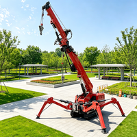 1 Tonne 2 Tonnen 3 Tonnen Fly-Jib Teleskop-Spinnenkran zum Fabrikpreis