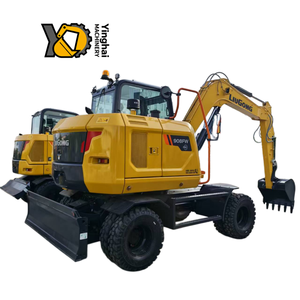 Brand New LiuGong 908FW <b>small</b> wheeled excavator is suitable for urban construction and landscaping projects. - Product Image 1