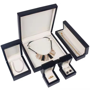 Manufacture Display Case Shine Wood Ring Earing Holder Packaging Case <b>Gift</b> Marriage Ring Box Jewelry <b>Boxes</b> Wholesale - Product Image 2