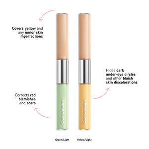 Crayon <span class=keywords><strong>correcteur</strong></span> de maquillage double embout, logo personnalisé, lumière verte, neutralisant les cernes, les cicatrices, les imperfections, crème correctrice pour les yeux - Product Image 3